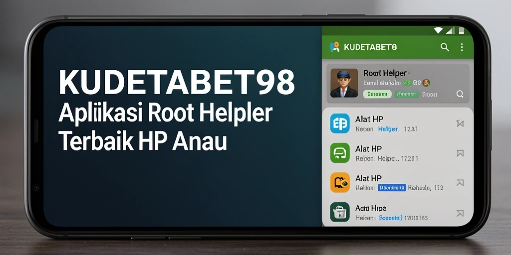 Antarmuka KUDETABET98 yang ramah pengguna untuk Root Helper.