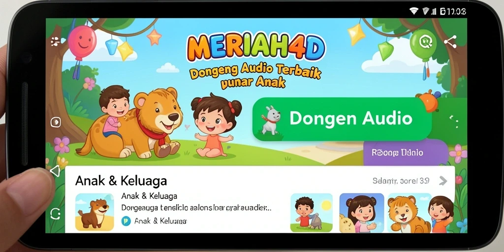 Antarmuka aplikasi MERIAH4D yang ramah pengguna dan menarik.